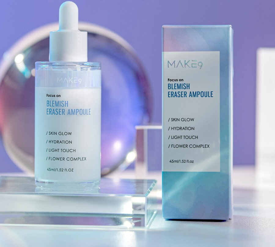 make9 korea: Review Tinh chất dưỡng trắng & cấp ẩm Make 9 Blemish Eraser Ampoule