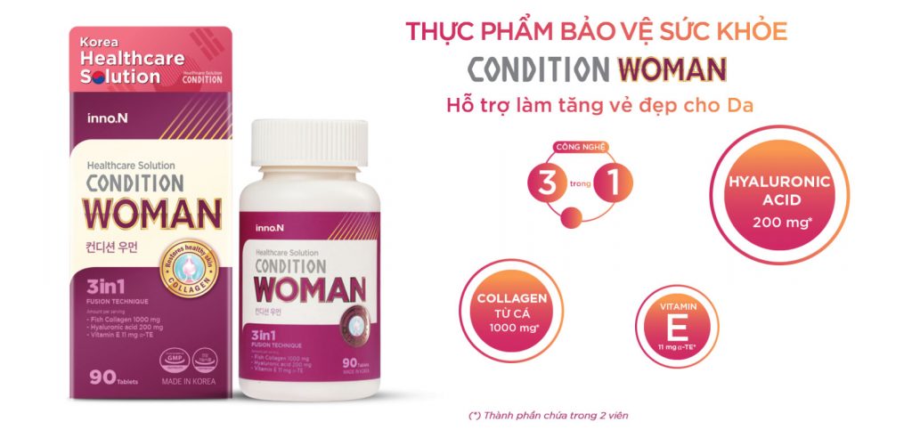 Review cách làm đẹp da với collagen condition woman