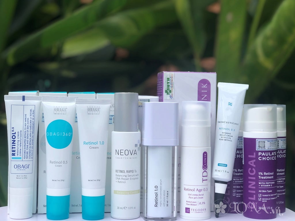 Review các sản phẩm chứa retinol tốt nhất hiện nay