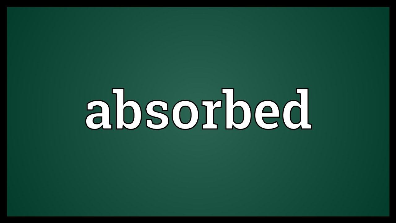 Absorbed đi với Giới từ gì?
