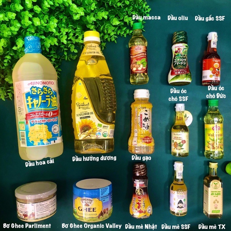 5 loại dầu ăn dặm được các mẹ mua nhiều nhất 2022