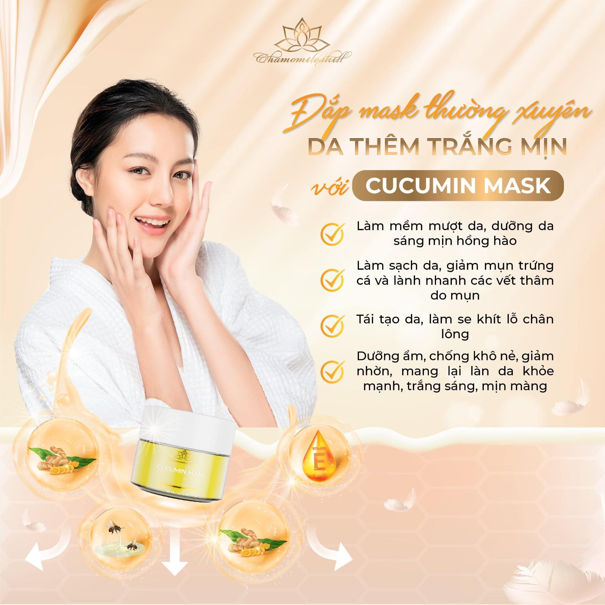 Mask dưỡng da Cucumin Mask