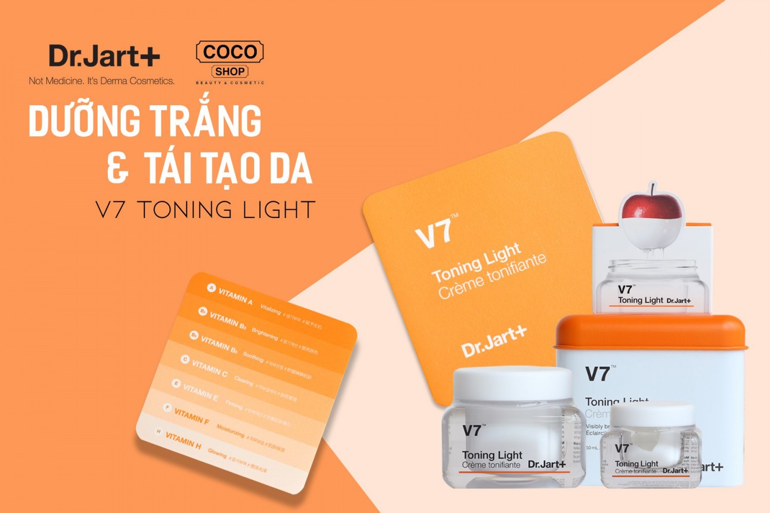 Kem V7 toning light có phải kem trộn không?
