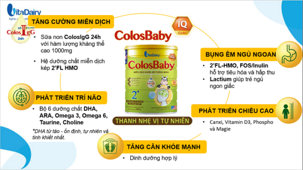Sữa colosbaby có mấy loại?