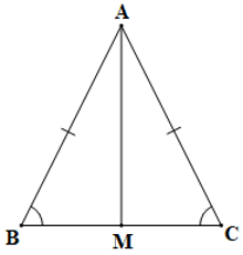 Cách chứng minh tam giác cân hay nhất