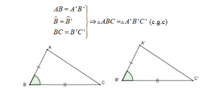Phiếu bài tập trường hợp bằng nhau thứ hai của hai tam giác